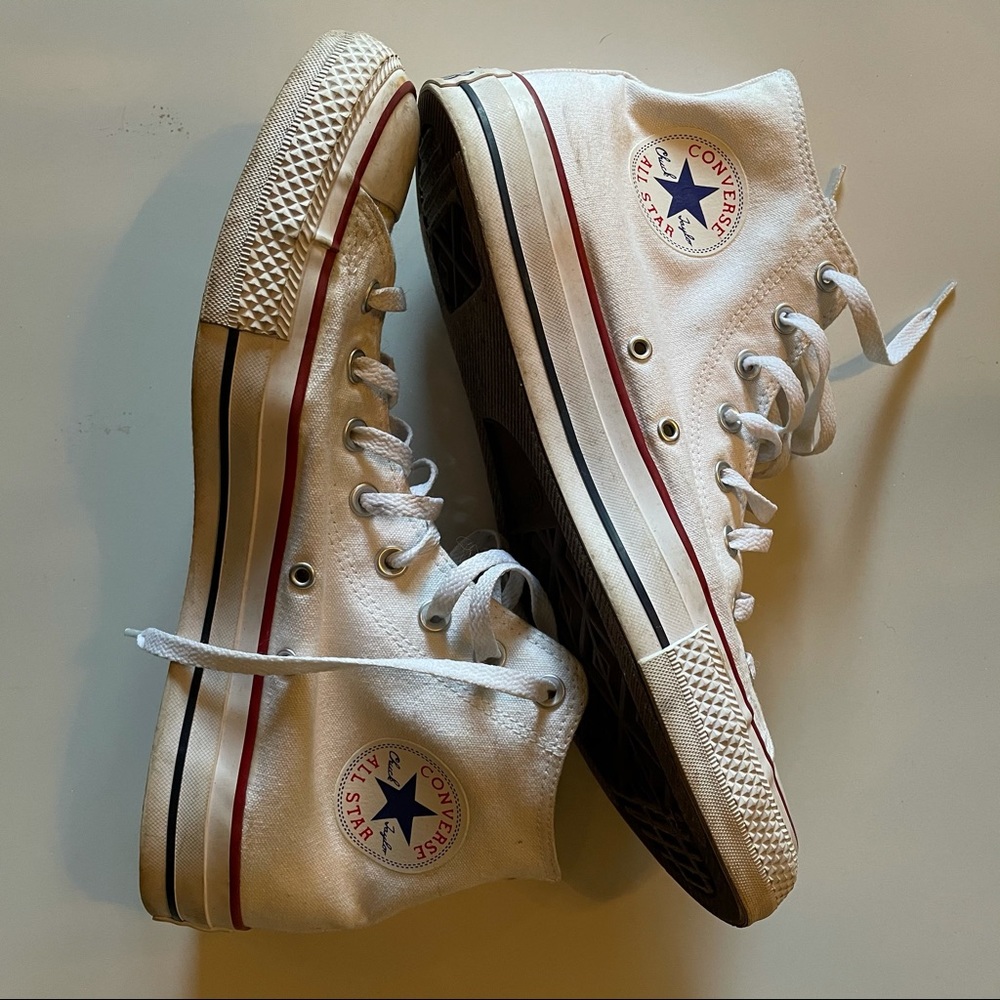 Converse All Star Chuck Taylor High Tops, Men’s, Size 11, White, Classic Sneaker